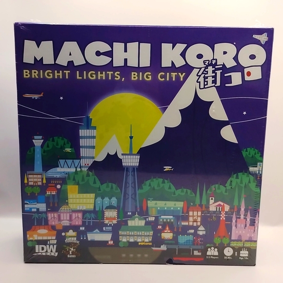 Pandasaurus Games Other - Machi Koro Board Game Dice Rolling Strategy Game, Ages 8+ NEW SEALED Made In USA